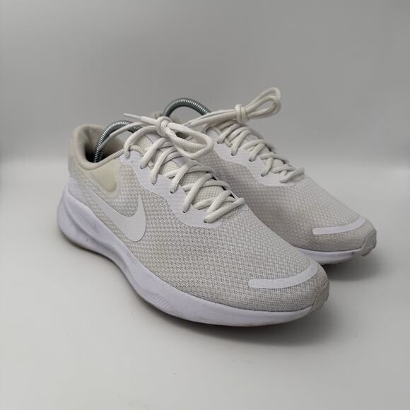 Nike Revolution 7 Women's White Training Running Sneakers Size 9.5 FB2208-100 - Picture 1 of 9